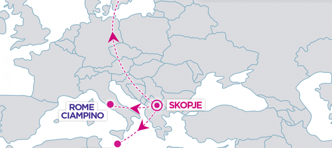 WizzAir 3 нови дестинации од Скопје WizzAir 3 нови дестинации од Скопје
